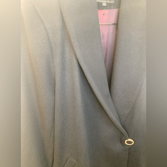 Kristen Blake Black Wool Coat - Picture 2 of 8